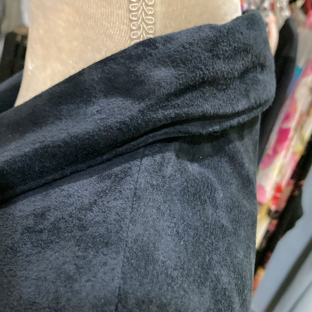 Navy Blue Suede Leather - Picture 11 of 17